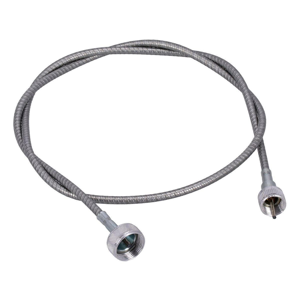 Barnett transmission speedo cable - 46" - Bare metal finish