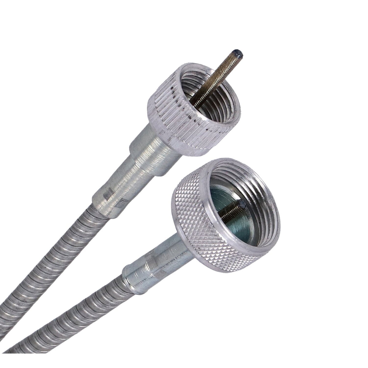 Barnett transmission speedo cable - 46" - Bare metal finish