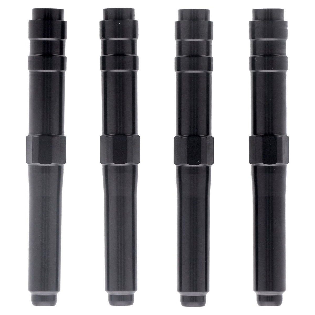 Dippert 04-up XL aluminum pushrod cover set - Black
