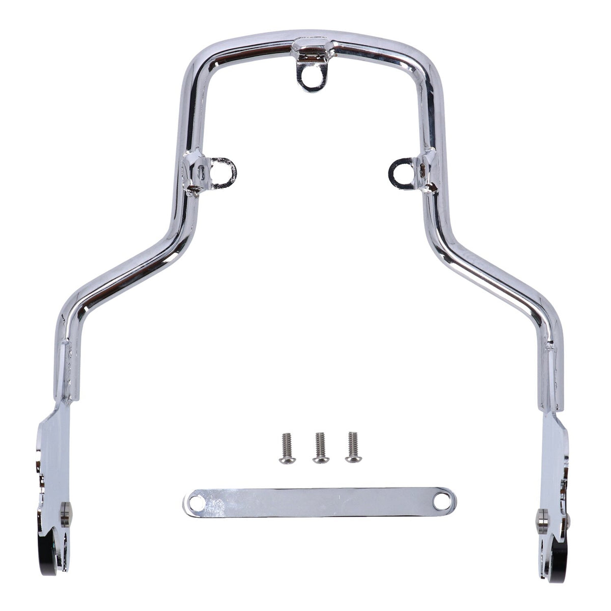 MCS Sissy bar kit 1-piece upright - Chrome