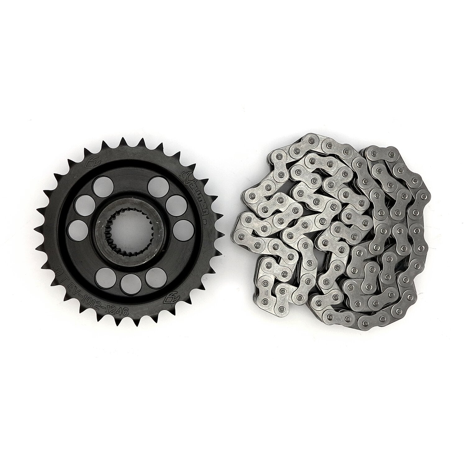 Evolution Industries solid motor sprocket & chain kit - 30T