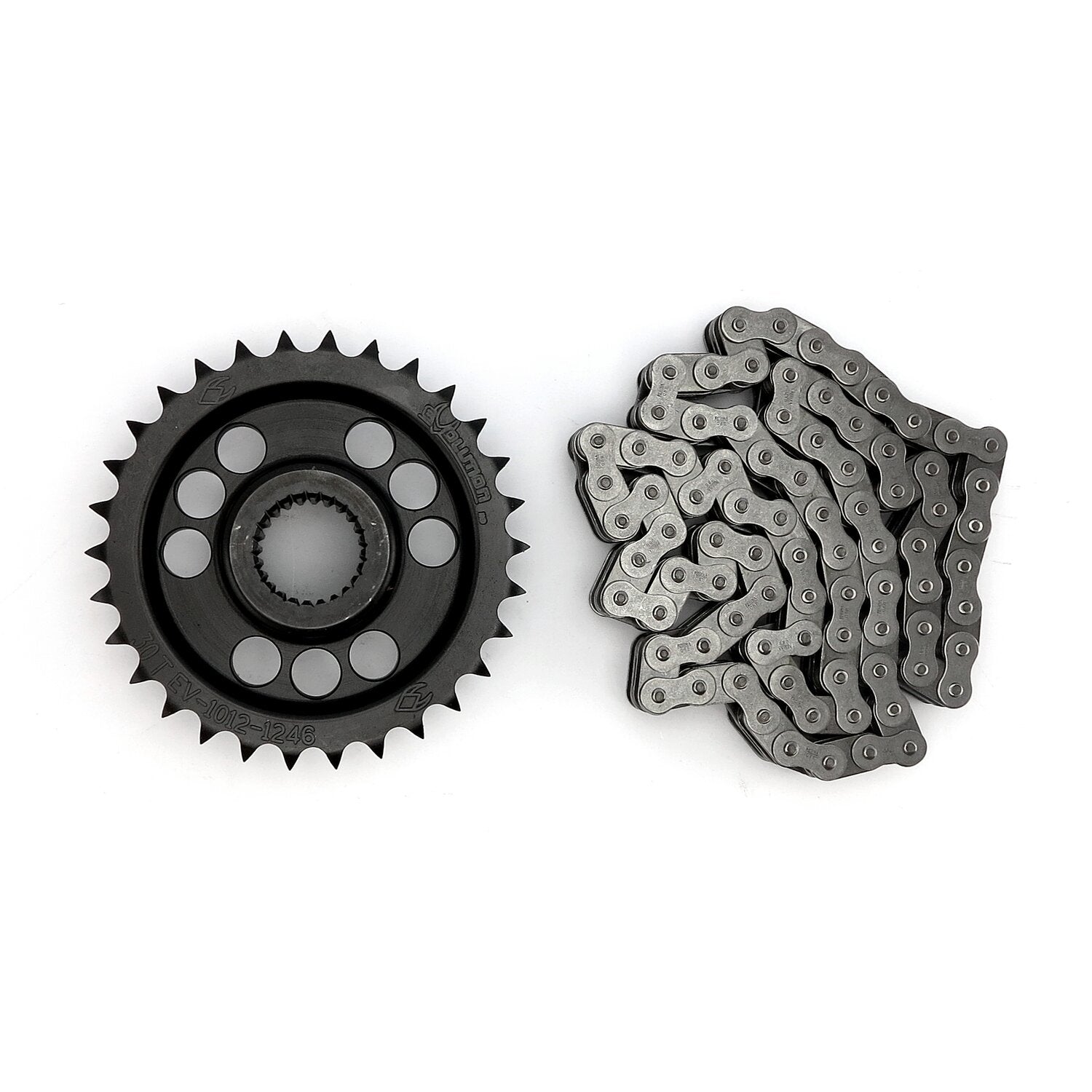 Evolution Industries solid motor sprocket & chain kit - 30T