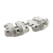 EMD 'Ribbed Style' rocker cover set - Semi-Polished