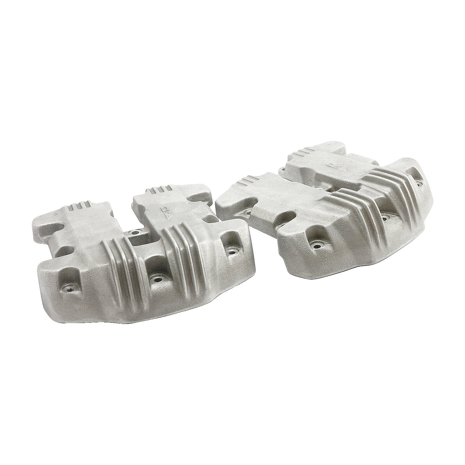 EMD 'Ribbed Style' rocker cover set - Semi-Polished