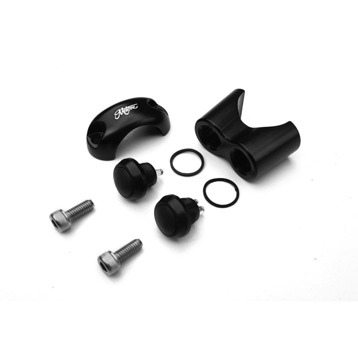 Motone micro switch with 2 buttons - Black