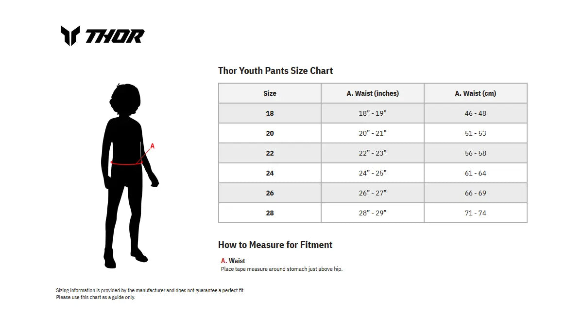 Thor Youth Launchmode Shockie Pants Acid/Fuchsia