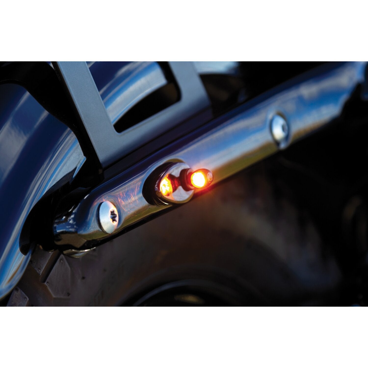 Kuryakyn Fender strut cover plates gloss black