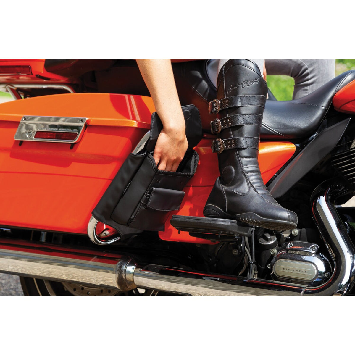 Kuryakyn saddlebag pouch set - Black