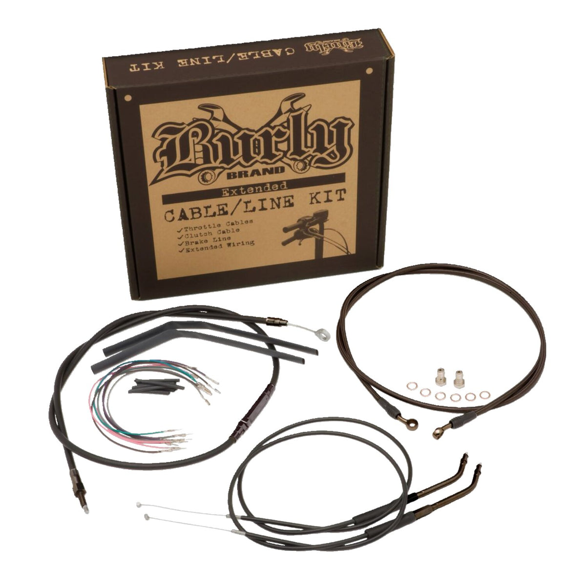 Burly high bar cable & line extension kit
