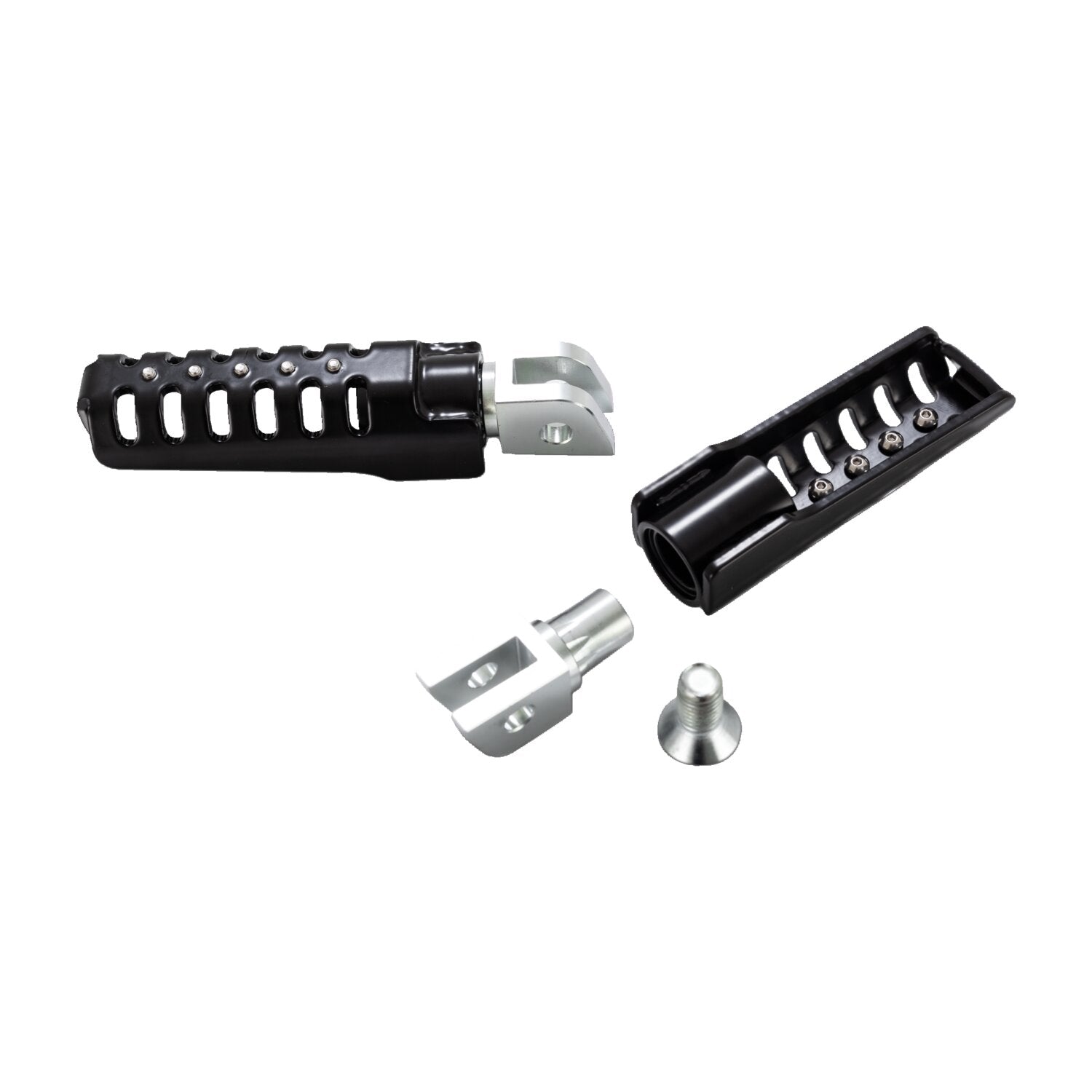 Burly Razorback passenger foot pegs - Black