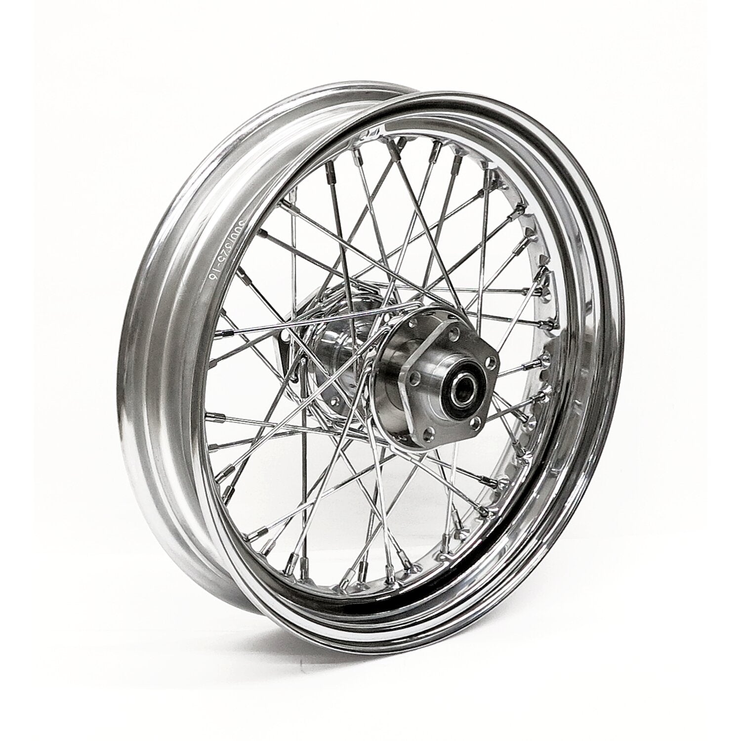 MCS 3.00 x 16 rear wheel 40 spokes chrome