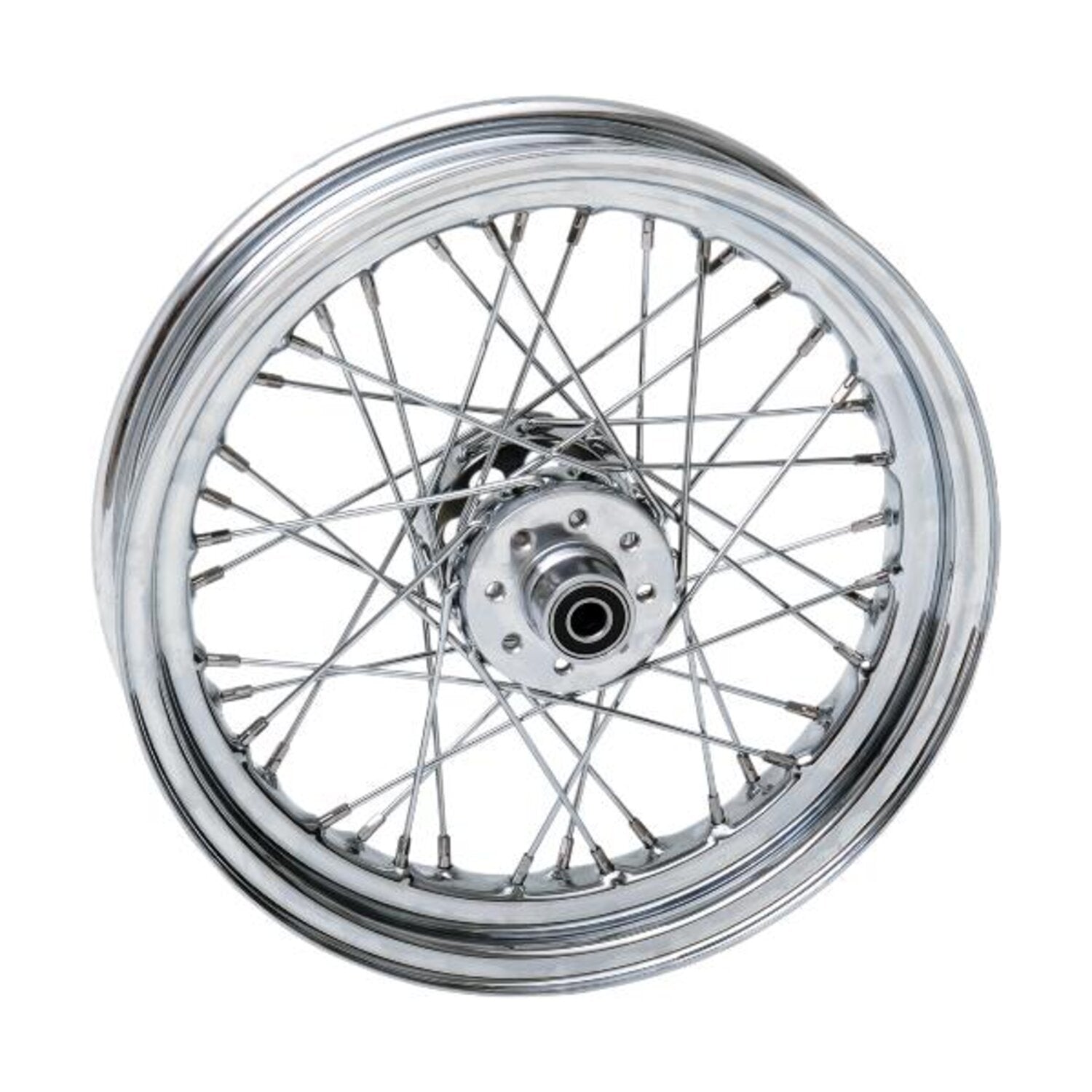 MCS 3.00 x 16 rear wheel 40 spokes chrome