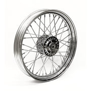 MCS 2.50 x 19 front wheel 40 spokes chrome