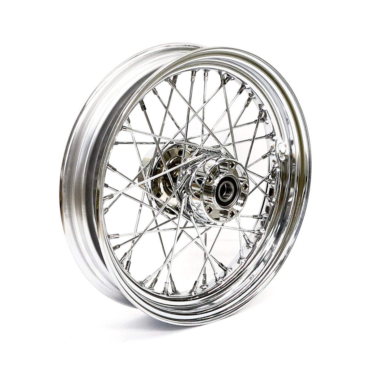 MCS 3.00 x 16 rear wheel 40 spokes chrome