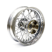 MCS 5.00 x 16 rear wheel 40 spokes chrome
