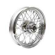 MCS 3.00 x 16 rear wheel 40 spokes chrome