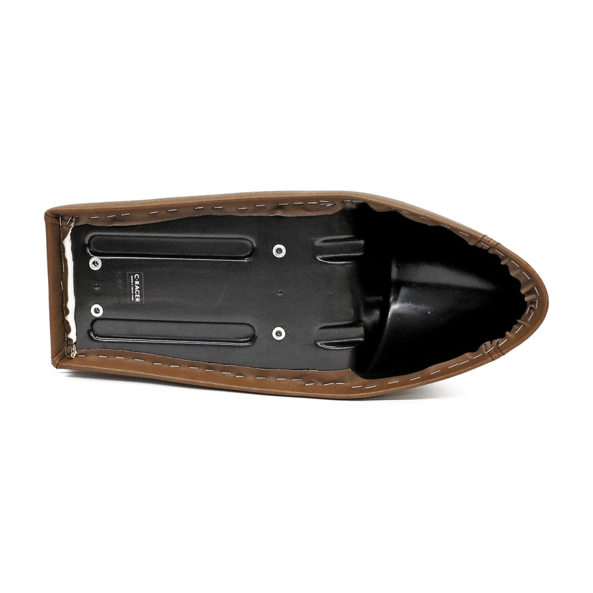 C-Racer FC Classic solo seat - Short cowl - Dark brown
