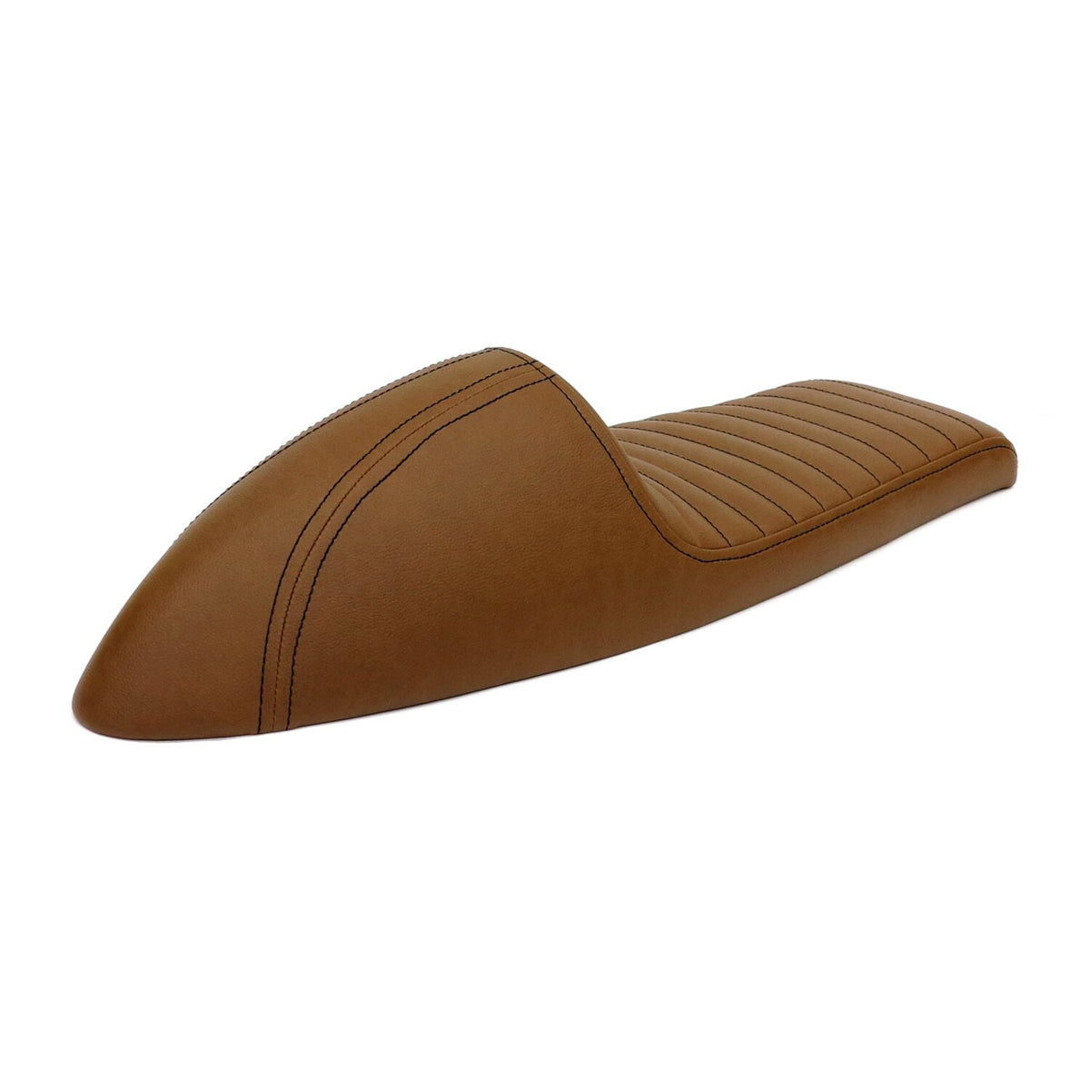 C-Racer FL Classic solo seat - Long cowl - Dark brown