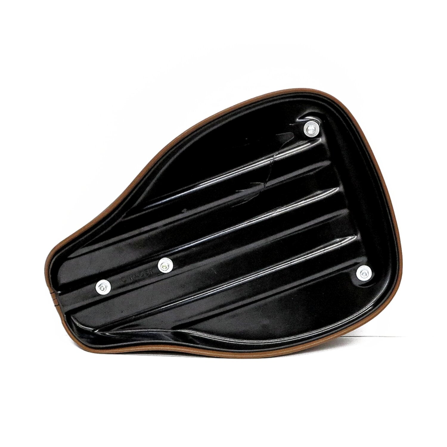 C-Racer Classic bobber solo seat - Large - Dark brown
