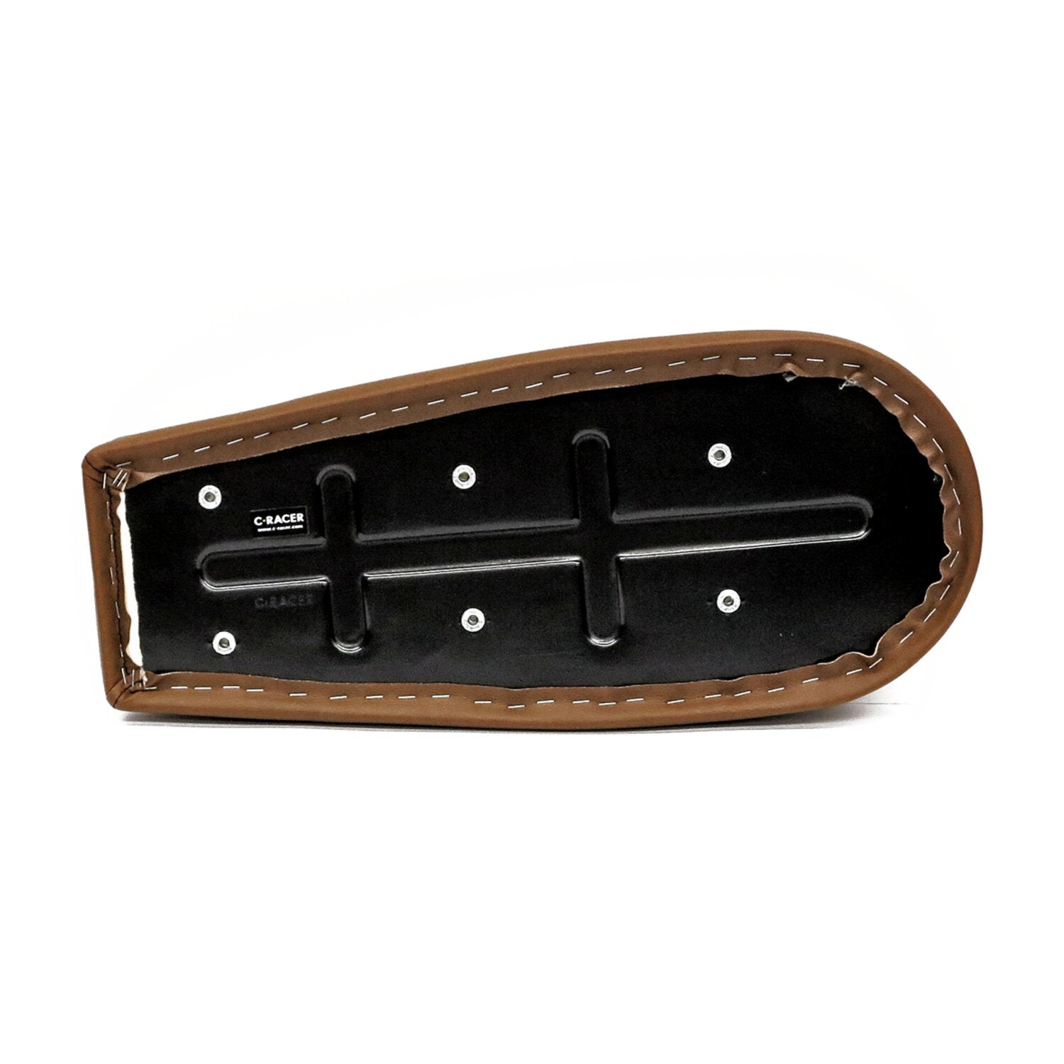 C-Racer Scrambseat scrambler seat - Dark brown
