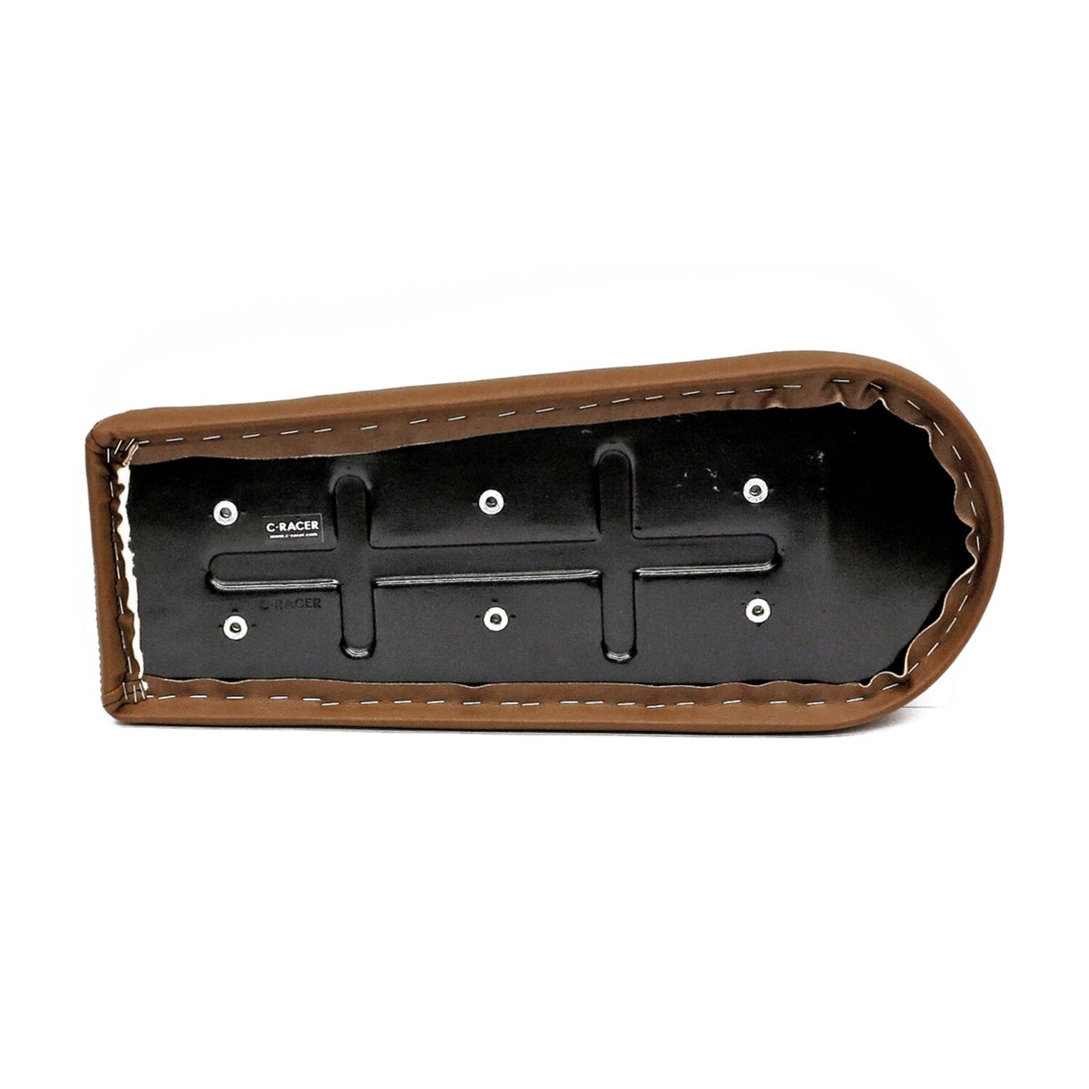 C-Racer Scramsadle scrambler seat - Dark brown