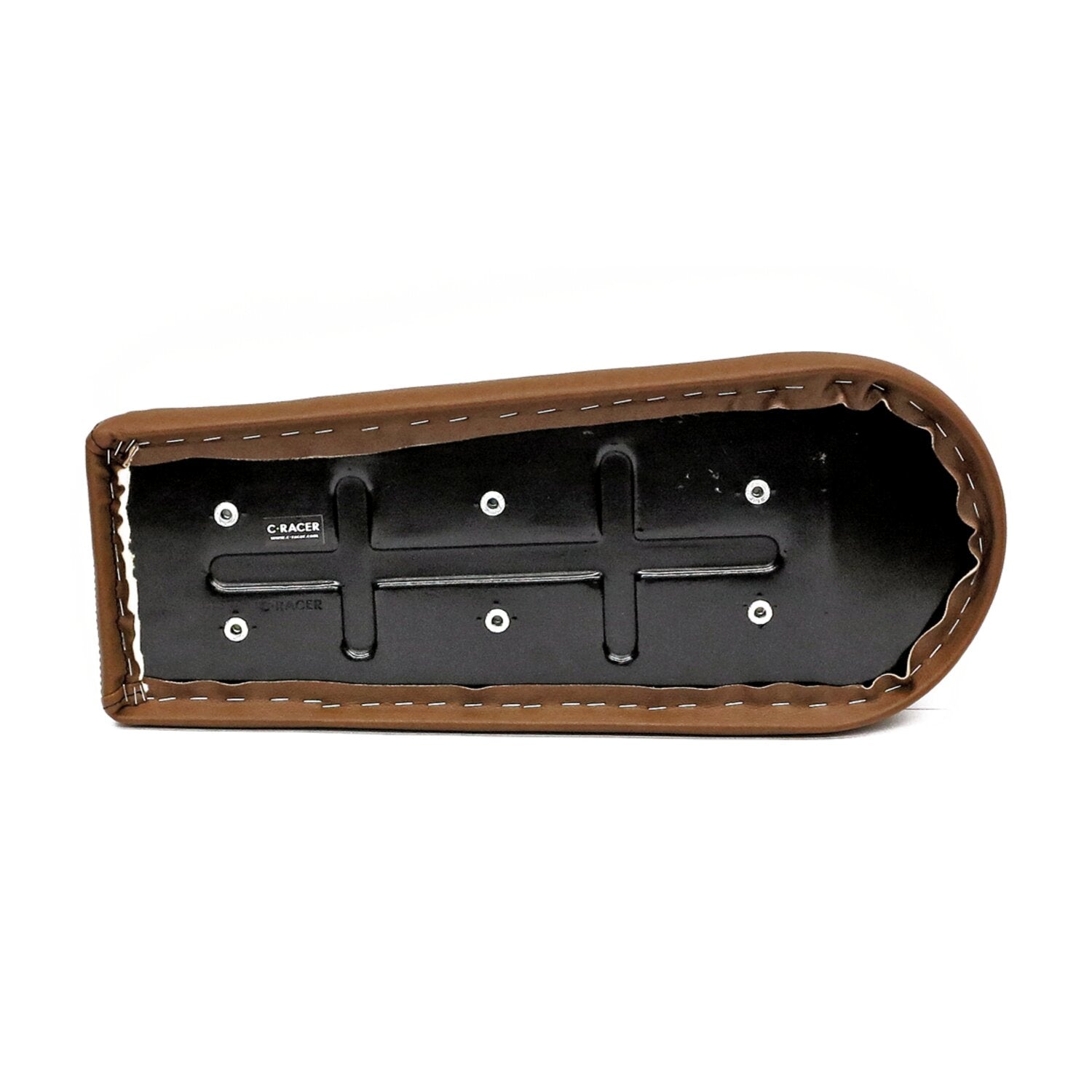 C-Racer Scramsadle scrambler seat - Dark brown