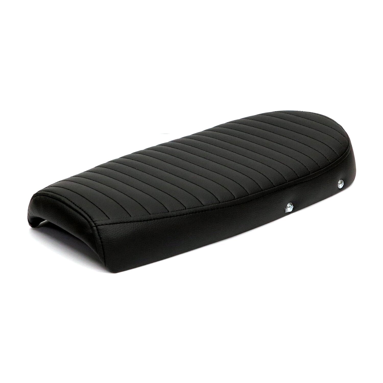 C-Racer Fat Scramsadle scrambler seat - With rack - Black
