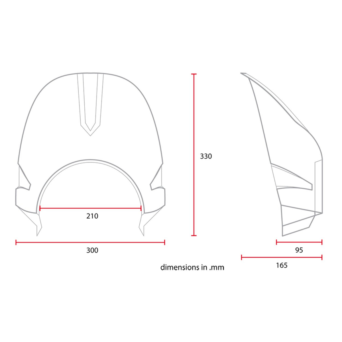 C-Racer universal Cafe Racer mask No3