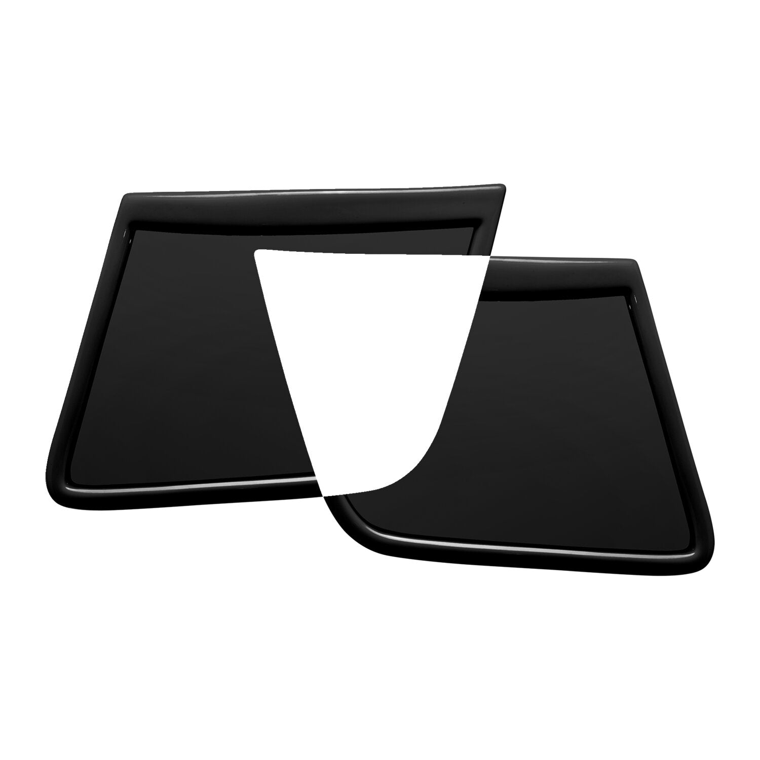 C-Racer Vintage racing side number plates black
