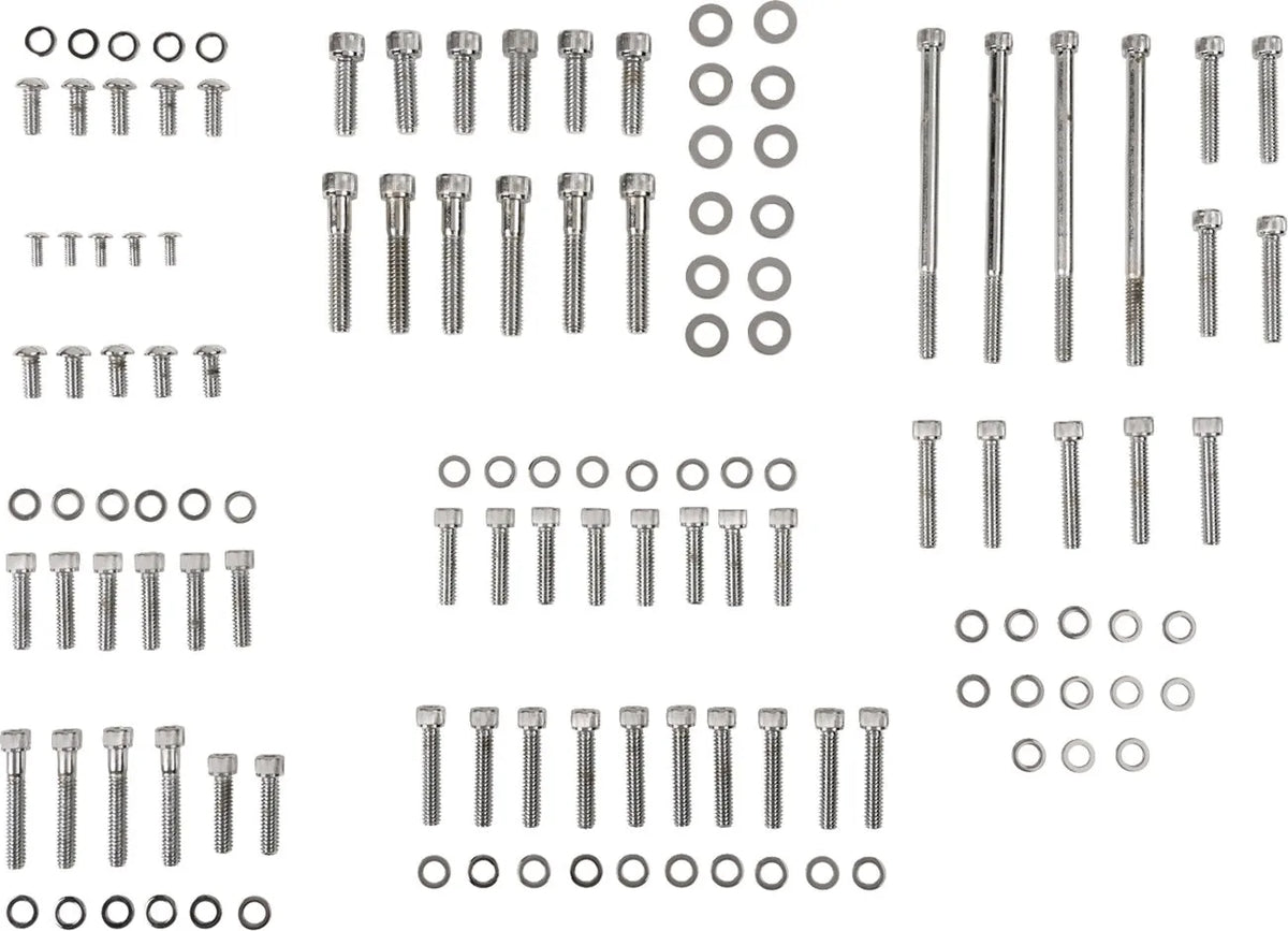 Drag Specialties Knurled Motor Bolt Kit for Harley Davidson Dyna