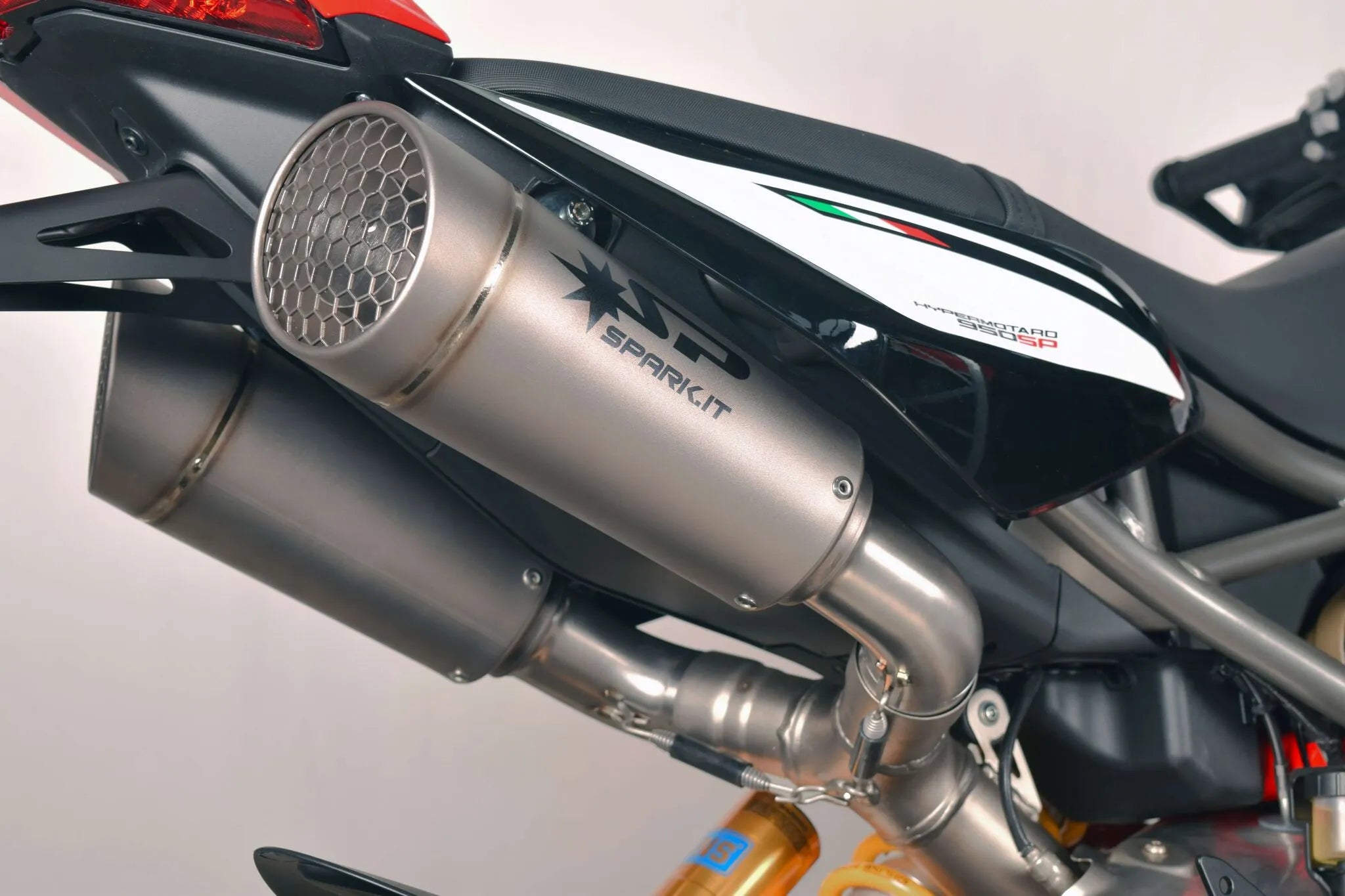 Tłumiki Spark Grid-o Titanium Slip-on - Homologacja Drogowa ECE