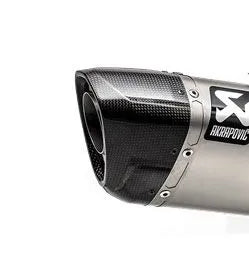 Akrapovic Końcówka Tłumika - Zamiennik z Włókna Węglowego