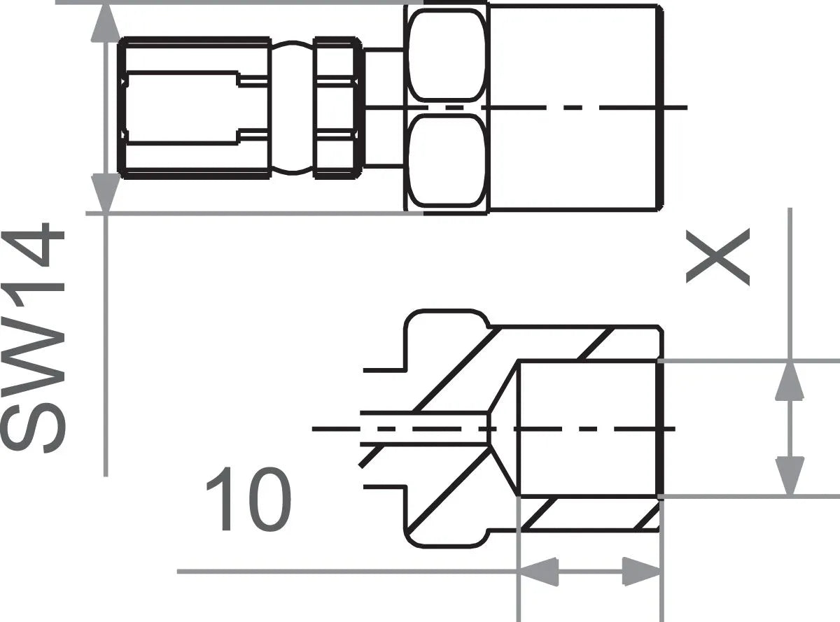 Złączka Trw Varioflex Do Podłączenia Węża M10 X 1.25