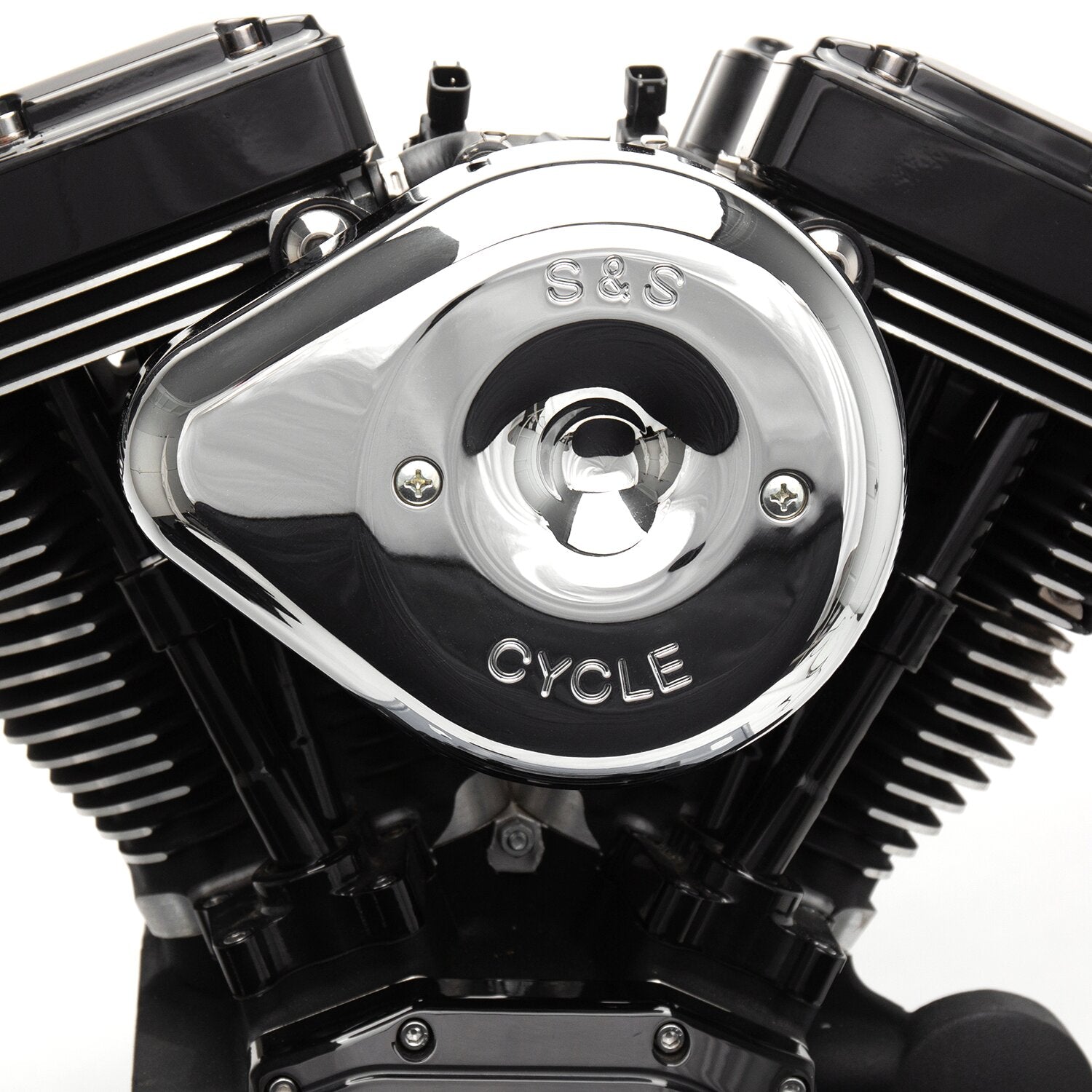 S&S Stealth teardrop air cleaner kit - Chrome
