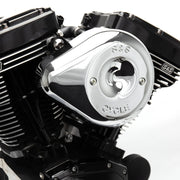 S&S Stealth chrome teardrop air cleaner kit