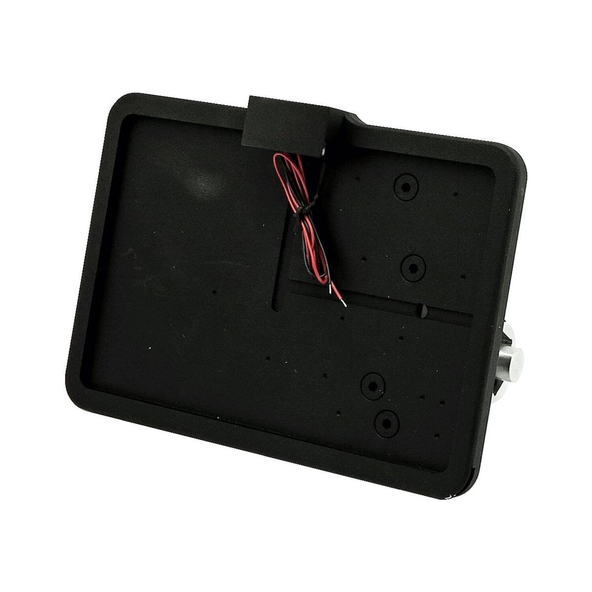 CPV 'slide-in' license plate bracket - Side mount black