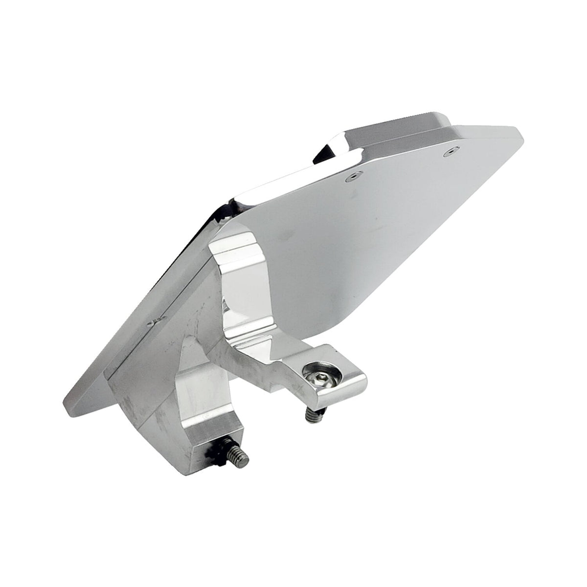 CPV License plate bracket kit swing - Polished - Germany