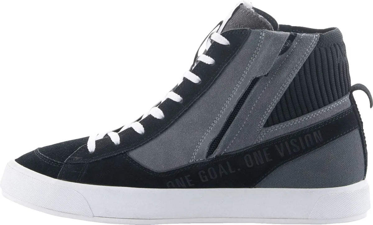 Alpinestars Stated Motorcycle Shoes Black/Gray/White
