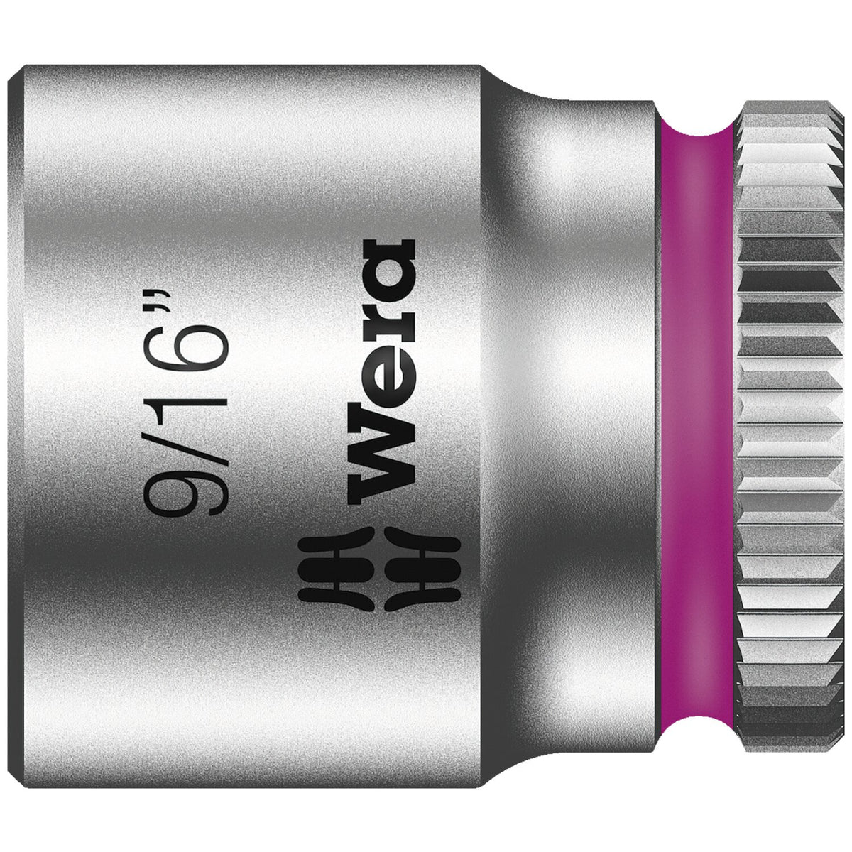 Wera Zyklop 1/4" socket - US sizes 9/16"