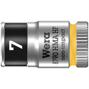 Wera Zyklop 1/4" socket with holding function - Metric 7.0