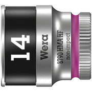 Wera Zyklop 1/4" socket with holding function - Metric 14.0