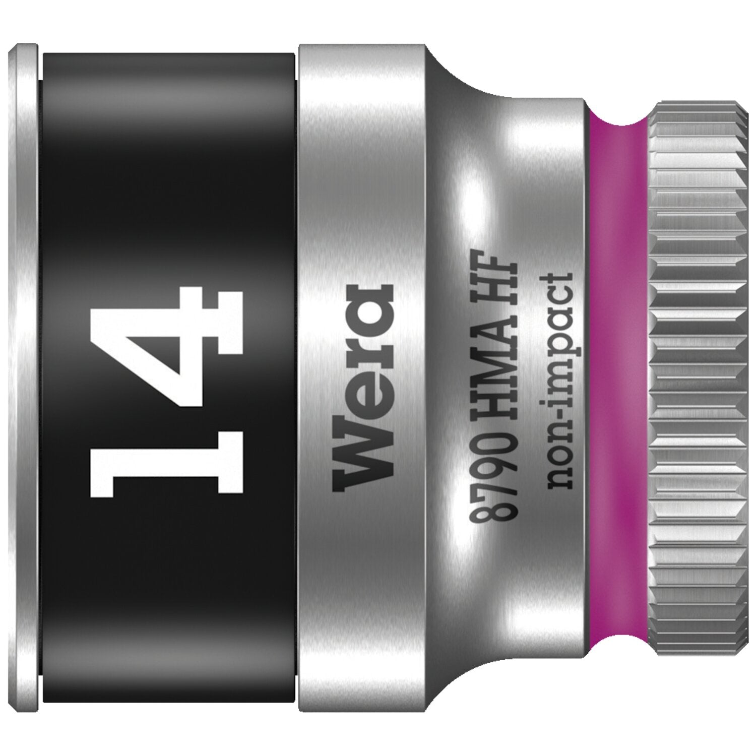 Wera Zyklop 1/4" socket with holding function - Metric 14.0