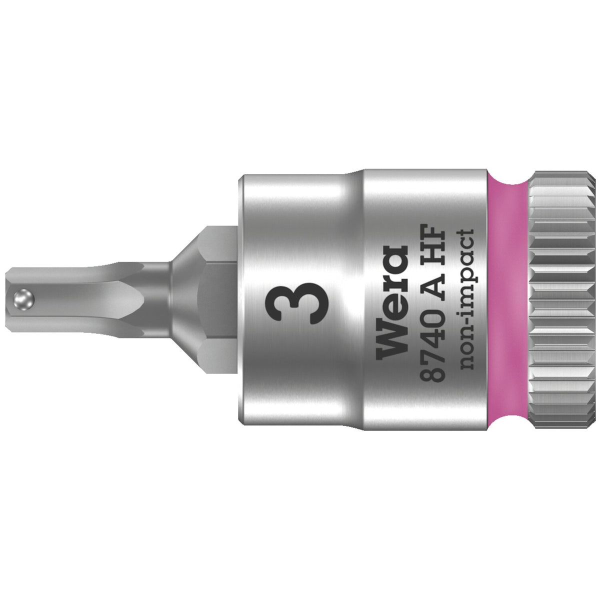 Wera Zyklop 1/4" Hex socket bit w/ holding function - Metric