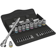 Wera Zyklop metal ratchet switch kit 3/8" drive - US sizes