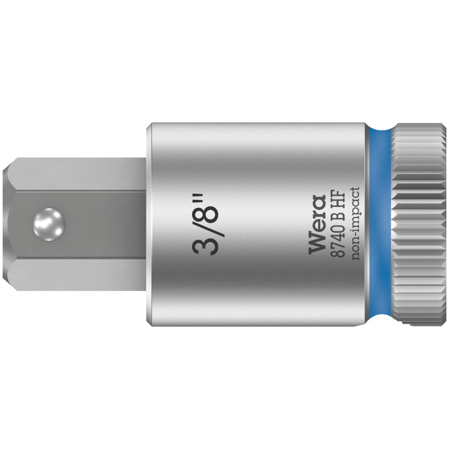 Wera Zyklop 3/8" Hex socket bit w/ holding function US sizes