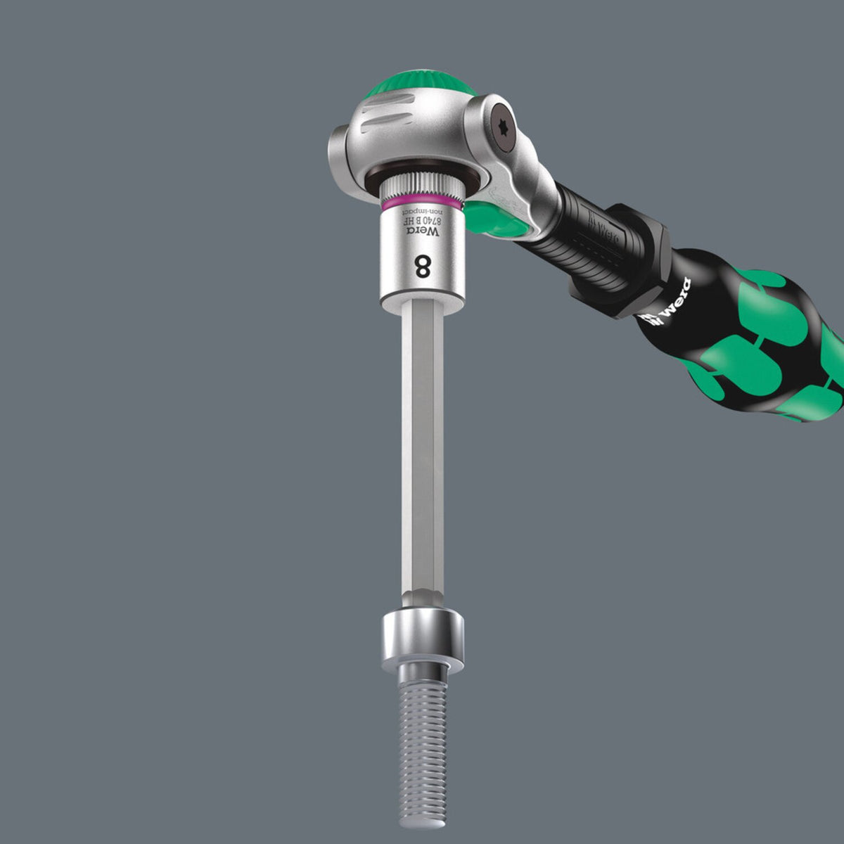 Wera extended 3/8" Hex socket bits - US sizes