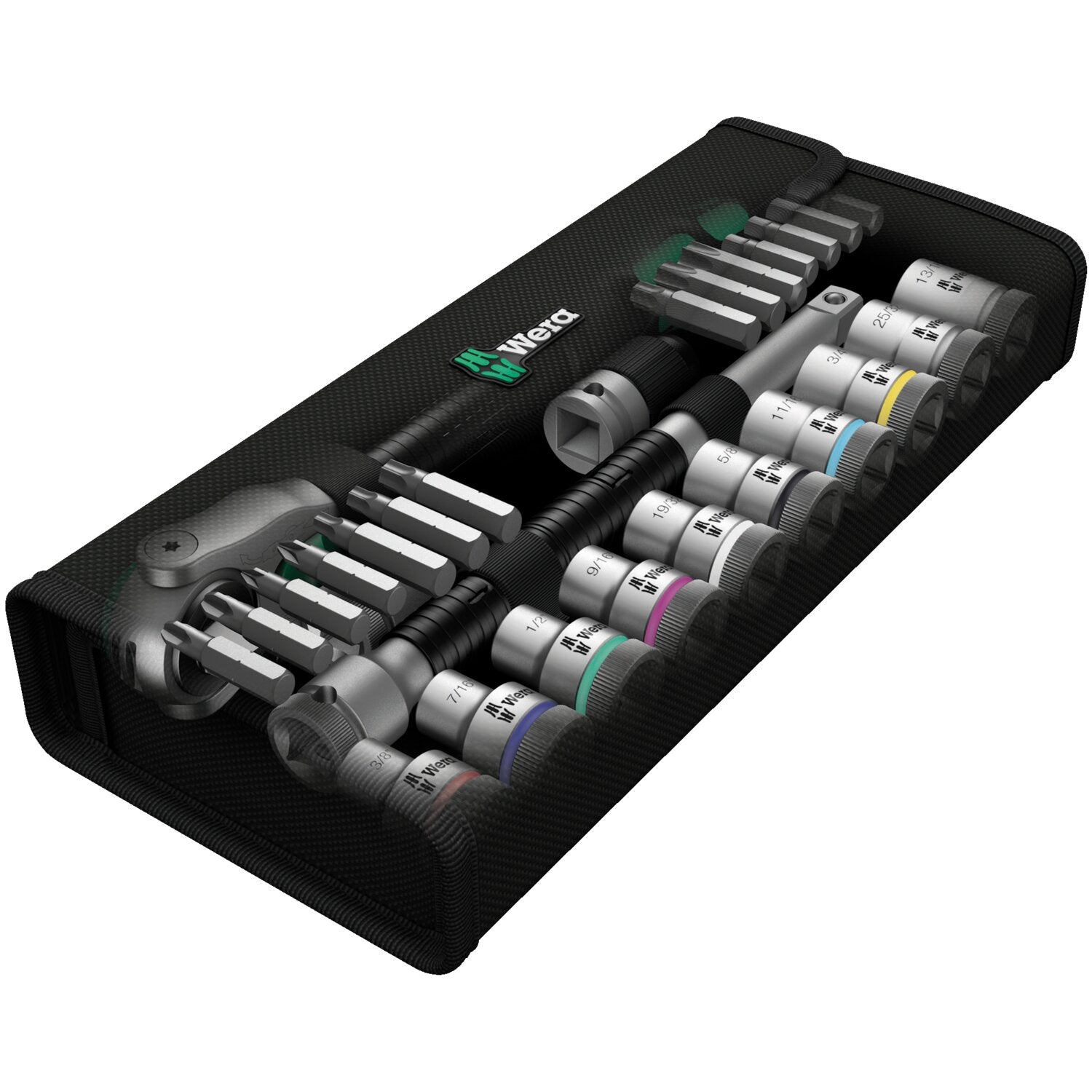 Wera Zyklop speed ratchet kit 1/2" drive - US sizes