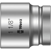 Wera Zyklop 1/2" socket - US sizes 1-1/8"