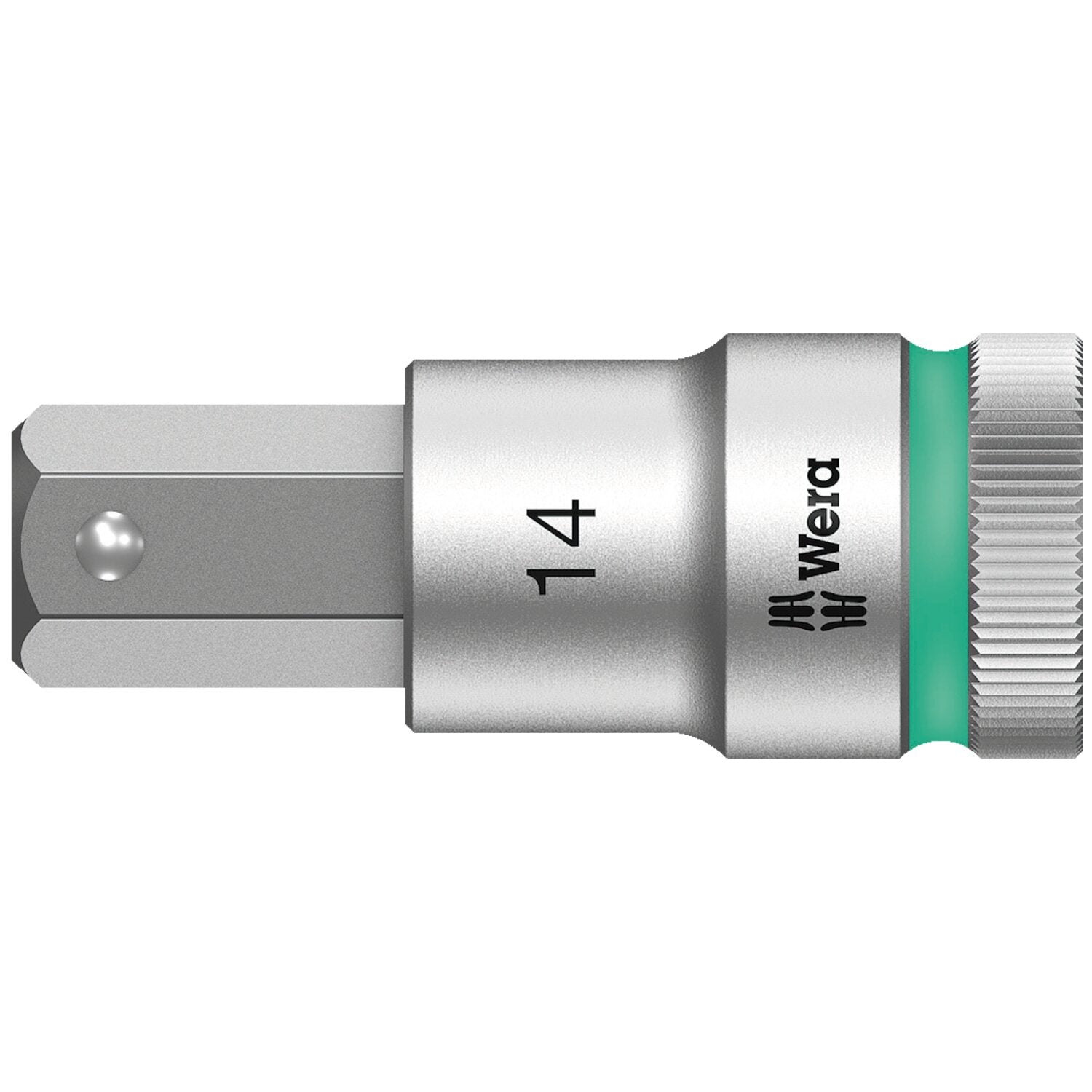 Wera Zyklop 1/2" Hex socket bit with holding function