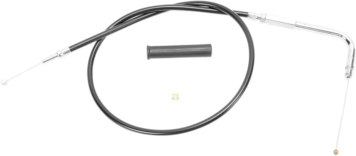 DRAG SPECIALTIES Black Vinyl Throttle Cable for Mikuni Carbs